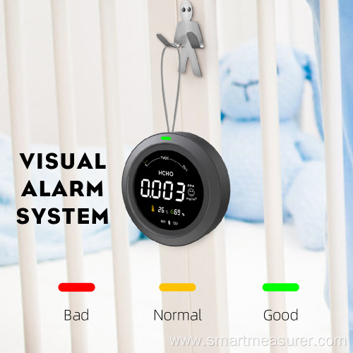 TVOC gas analyzer monitor with USB charge